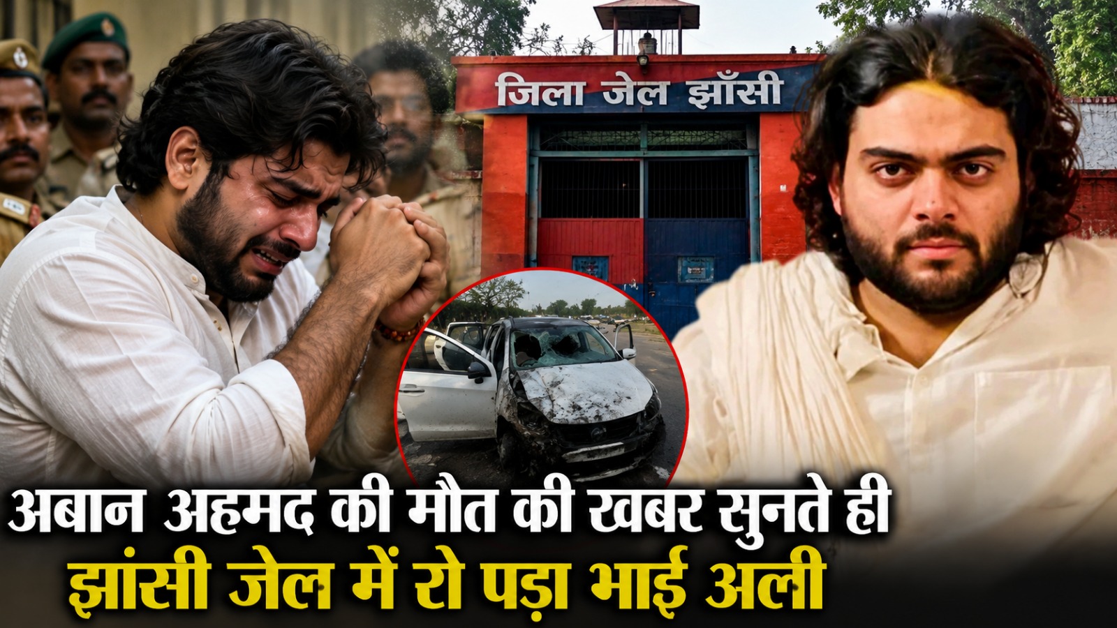 अबान अहमद की मौत पर जेल में भाई अली रोया